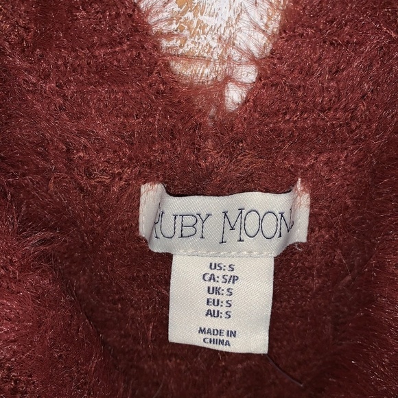 Ruby Moon Rust Oversized Sweater - Picture 4 of 5